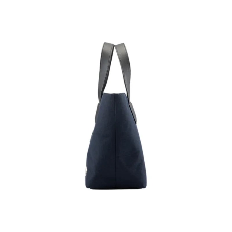 DESCENTE DSG COLLECTION Synthetic Leather Tote Bag Shopping Bag Handbag Regular Men's Marine Blue-2