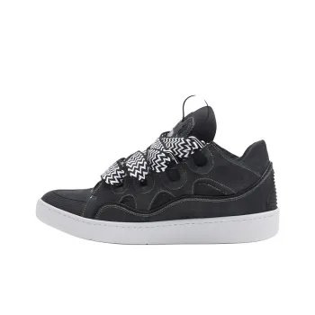 Lanvin Curb Low Top Skateboard Shoes Men's Black