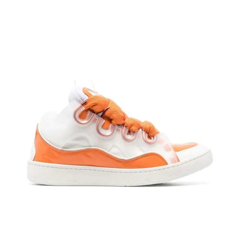 Lanvin Curb Sneaker White Light Blue-1