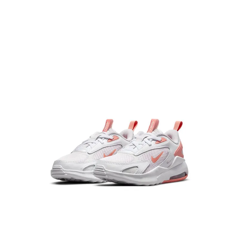 Nike Air Max Bolt Slip-Resistant Cushioning Wear-Resistant Running Shoes Pink White Children Aged 3-7 Years Old-2
