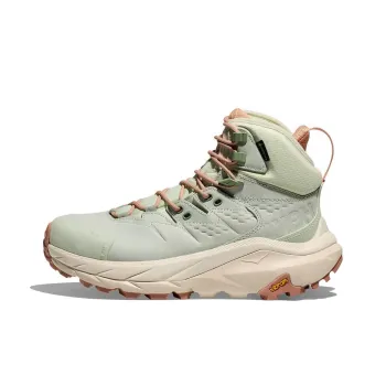 HOKA ONE ONE Kaha 2 Anti Slip Wear Resistant High Top Hiking Shoes Unisex Mint Green