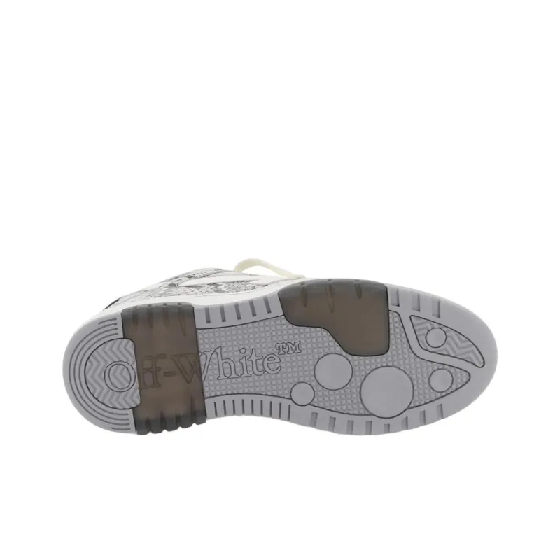 OFF-WHITE Out Of Office Snake-print Sneakers-3