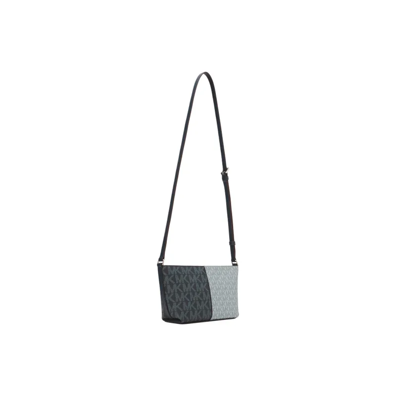 MICHAEL KORS Coated Canvas Crossbody Bag, Shoulder Bag Trumpets Women's Marine Blue-1