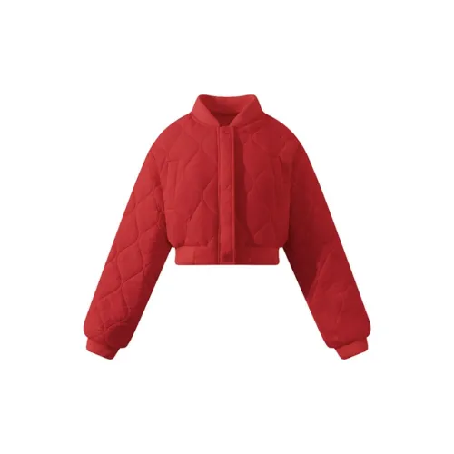 SKYA Puffer Jackets Women's Red