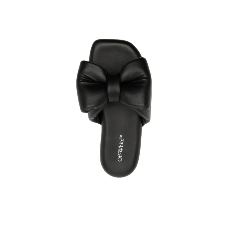 OFF WHITE Bow detail Padded Slippers Women's-4