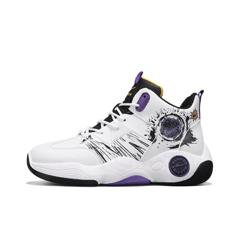 Warrior Breathable Anti-Slip And Wear-Resistant High-Top Basketball Shoes Men's-6