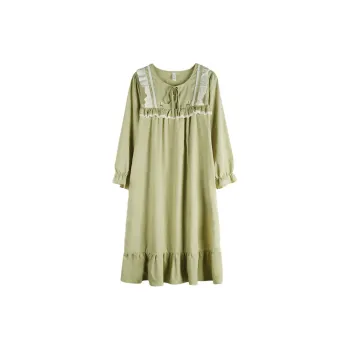 Xuan Liang Nightgown Women's Lime Green