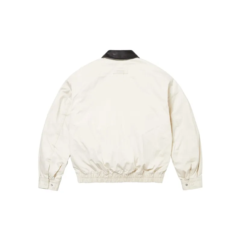 Supreme Leather Collar Utility Jacket FW24-2