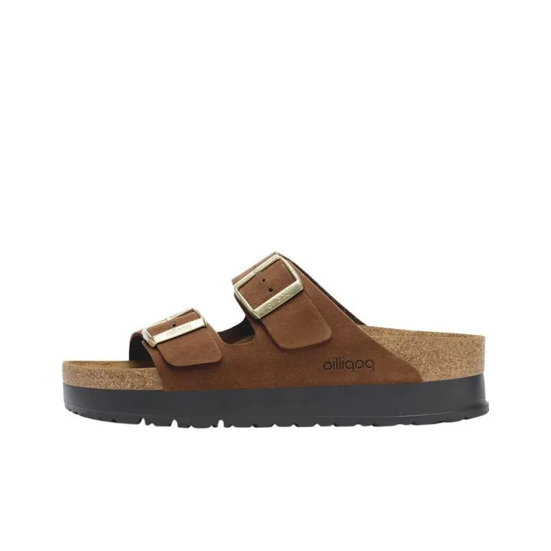 Birkenstock Slide Slippers Women's Brown-0