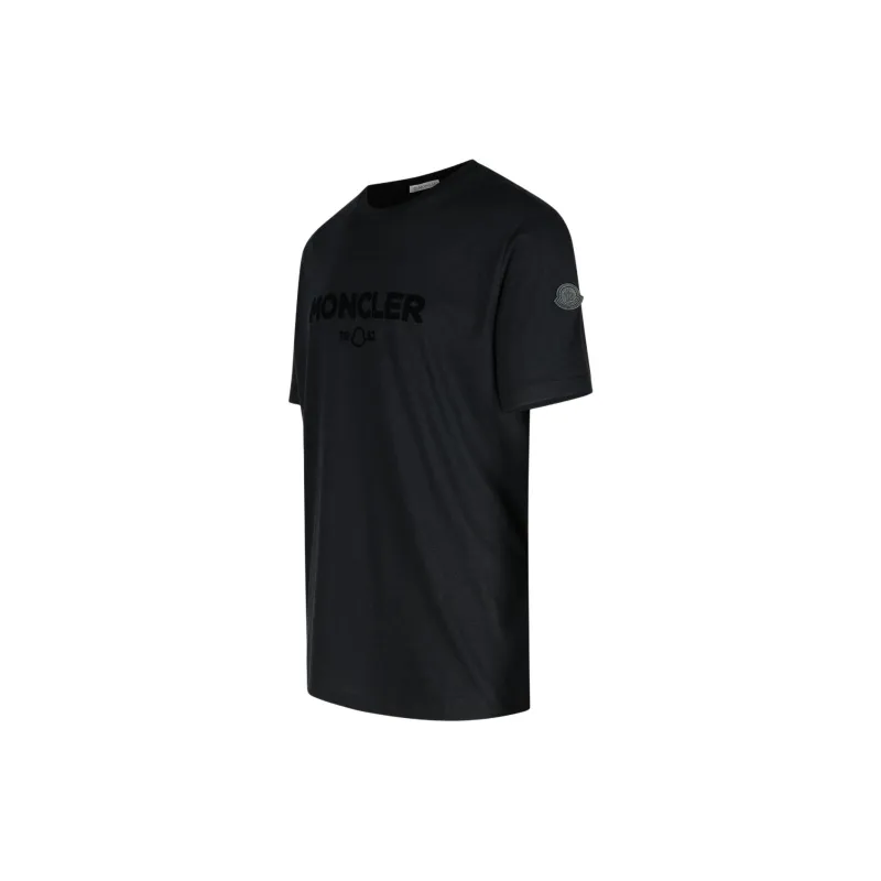 Moncler Logo Detailed Crewneck T Shirt-2