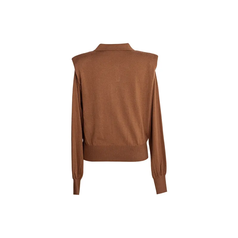 ROEYSHOUSE Sweater Women's Caramel Coffee-1
