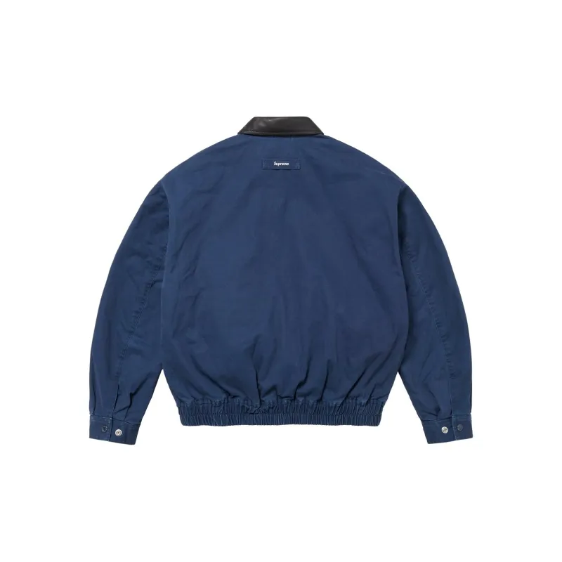 Supreme Leather Collar Utility Jacket FW24-6