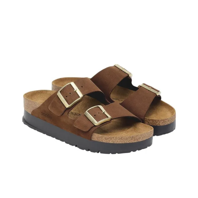 Birkenstock Slide Slippers Women's Brown-3