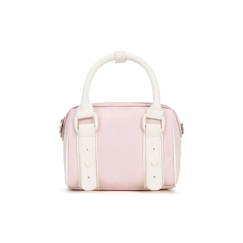 VANWALK PU Handbag, Shoulder Bag, Crossbody Bag Large Size Women's Silver/Pink/White
