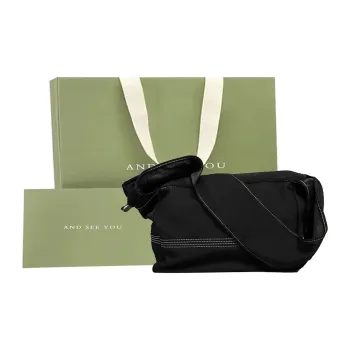 ANDSEEYOU Canvas Bag, Shoulder Bag, Crossbody Bag Women's Black
