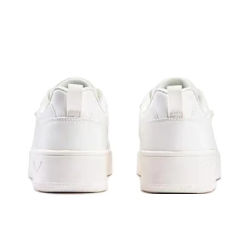 361° Wear-Resistant Slip-Resistant Low-Top Skateboard Shoes Men's White-3