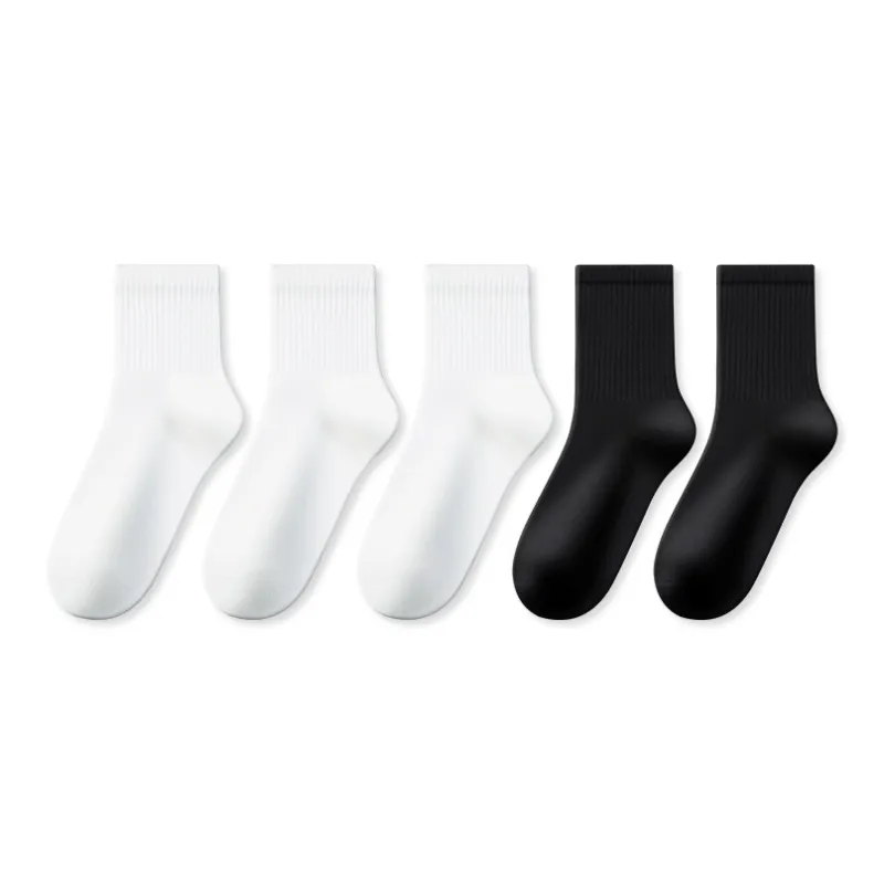 MIIOW Mid Calf Socks Men's 5 Pack-8