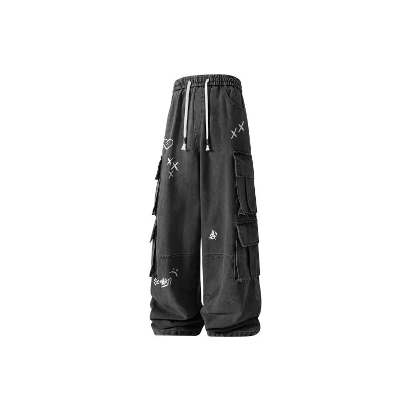 Qnxeey Jeans Unisex-1