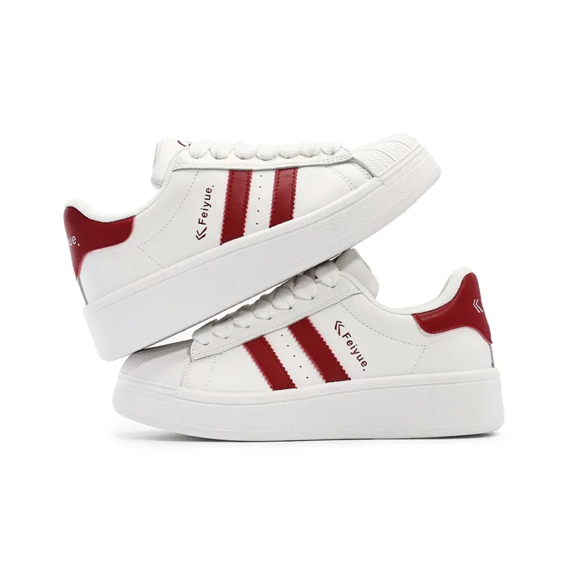 Feiyue Slip Resistant, Abrasion Resistant, Lightweight, Breathable Low Top Multicolor Skateboard Shoes Unisex-24