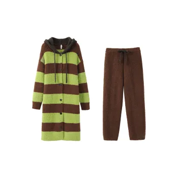 Aannsfam Pajama Set Women's Apple Green