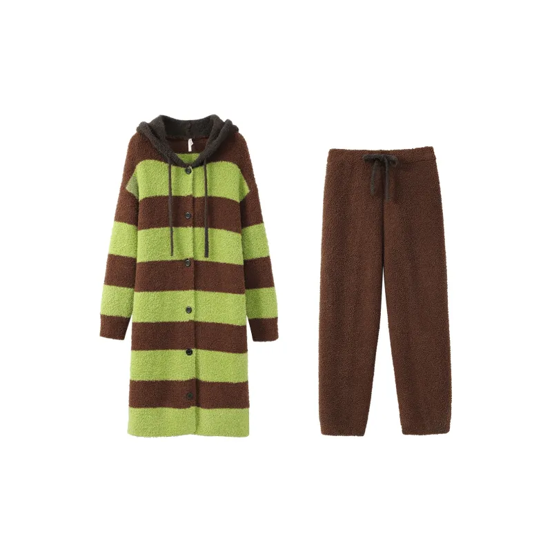 Aannsfam Pajama Set Women's Apple Green-0
