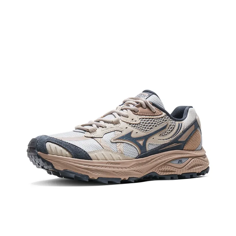 Mizuno Racer ADV Anti Slip Wear Resistant Low Top Running Shoes Unisex Sand-1