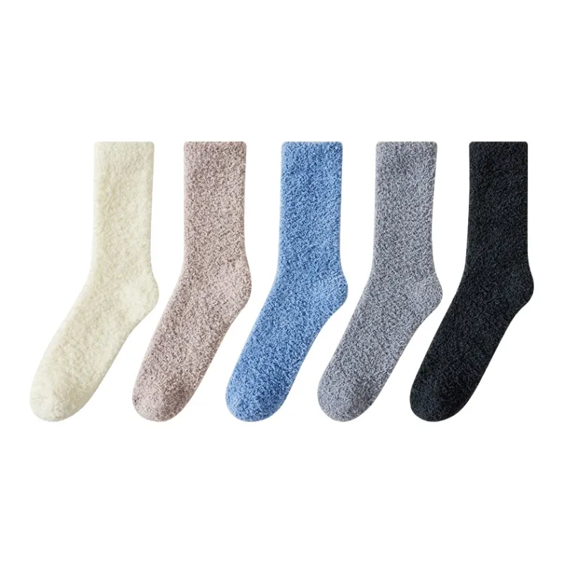 MIIOW Mid Calf Socks Men's 5 Pack-9