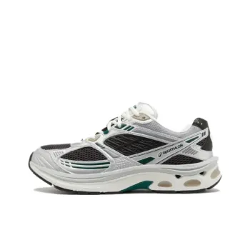 DECATHLON Anti Slip Wear Resistant Low Top Running Shoes Men's Gray Green