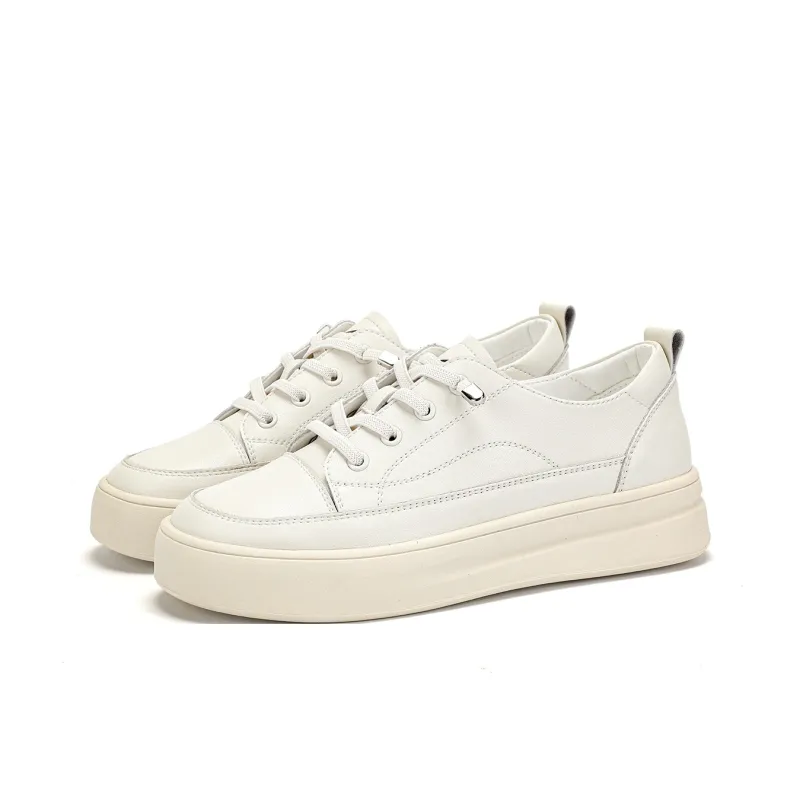RED DRAGONFLY White Sneakers Slip Resistant Low Top Skateboard Shoes Women's-2