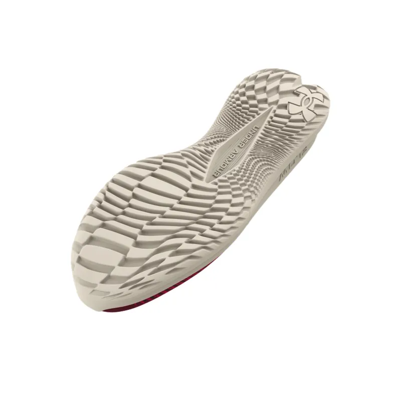 Under Armour Anti-Slip Wear-Resistant Low-Top Running Shoes Men's Red-4