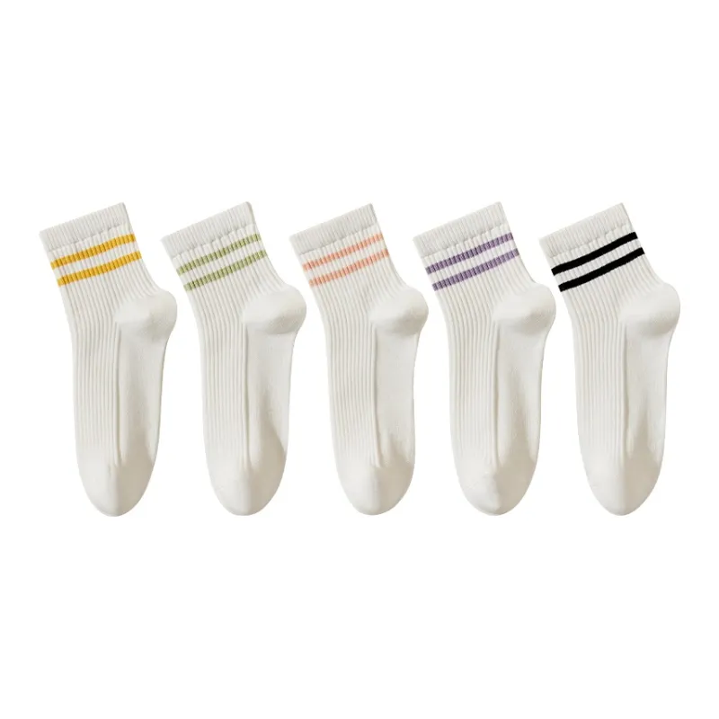 MIIOW Mid-Calf Socks Women's 5 Pack-13