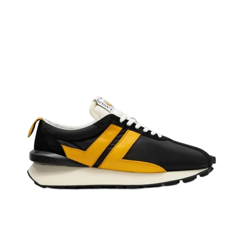 Lanvin Bumpr Low Top Casual Shoes Men's Yellow Black-1