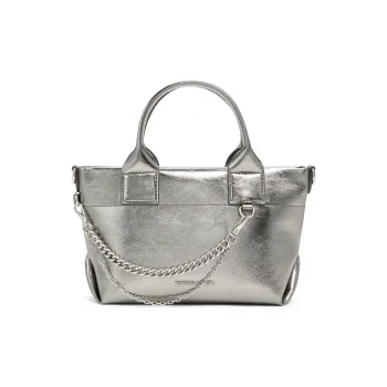 CHARLES&KEITH PU Shoulder Bag Small Size Women's Noir Black/Pewter Grey/Burgundy Wine Red