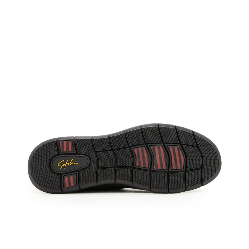 Satchi Mid-Top Skateboard Shoes Men's Black-5