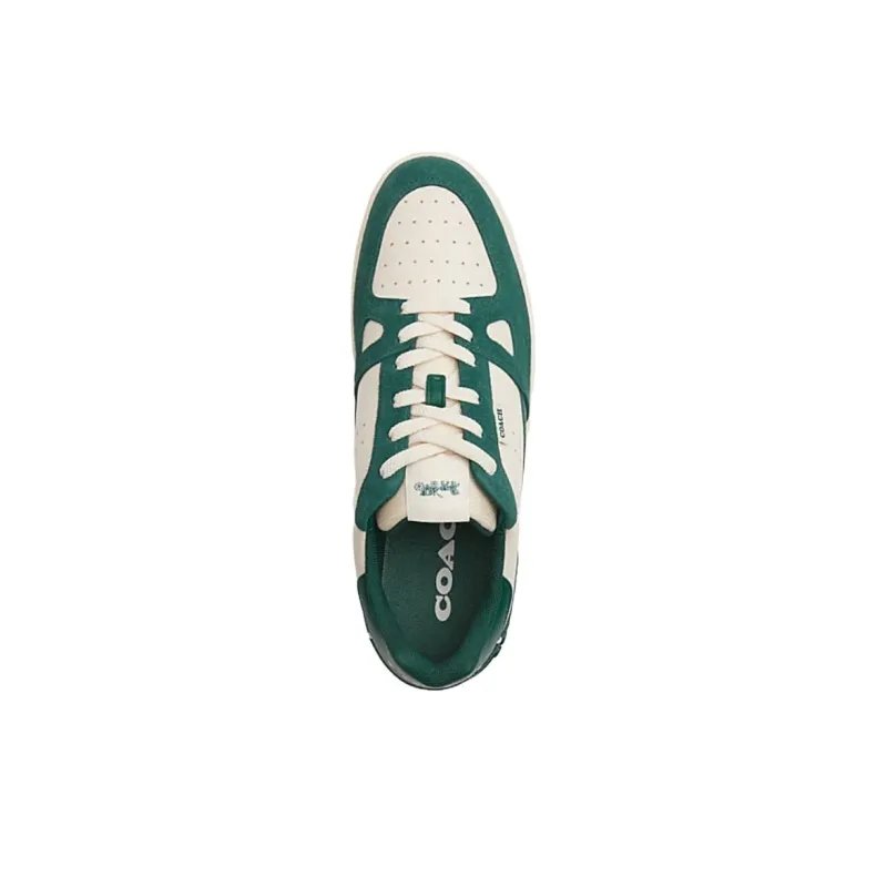 COACH Low Top Skateboard Shoes Men's Green-3