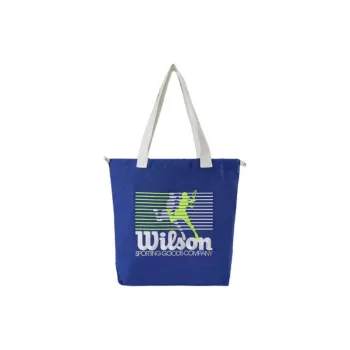 Wilson Fabric Tote Bag, Shopping Bag, Handbag, Shoulder Bag Unisex Royal Blue