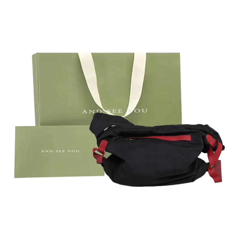 ANDSEEYOU Cotton Crossbody Bag, Shoulder Bag Regular Women's Army Green/Black-3