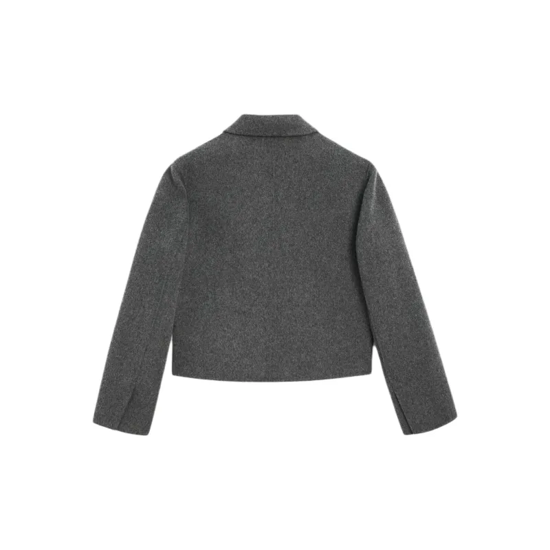Massimo Dutti Coats Women's Gray-1