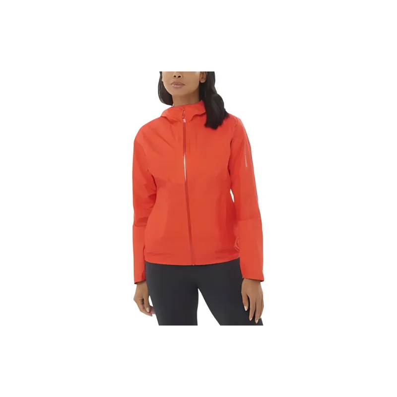 SALOMON Bonatti WATERPROOF Jackets Coats Women's Orange Red-1