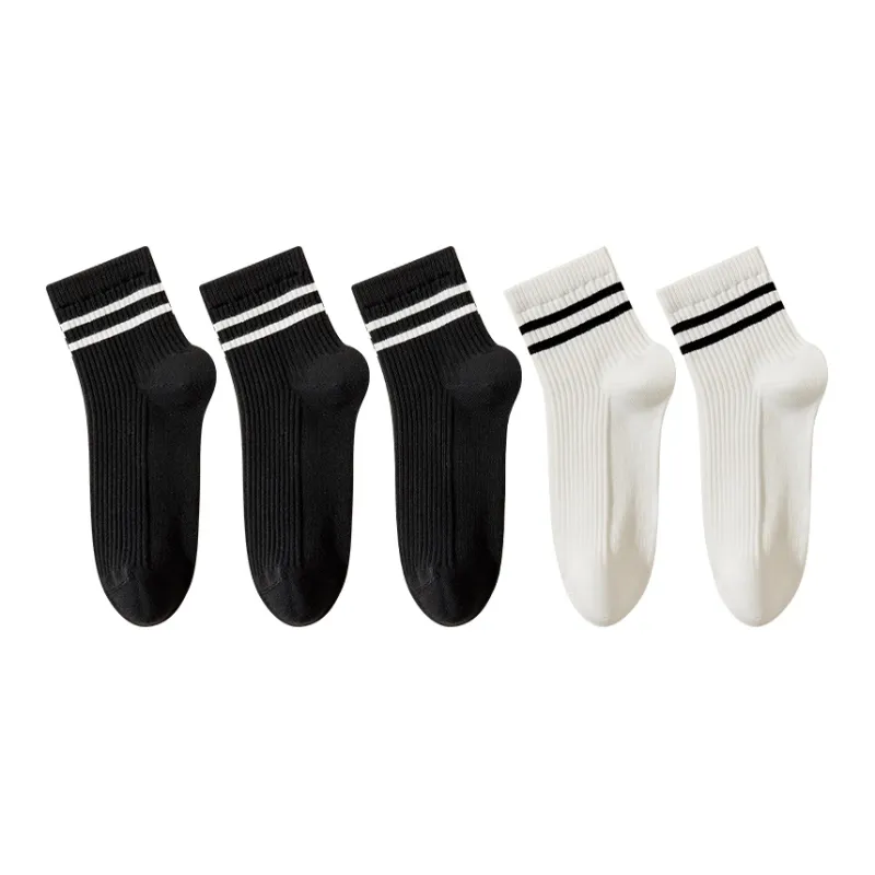 MIIOW Mid-Calf Socks Women's 5 Pack-11