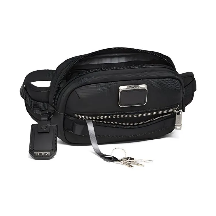 TUMI Alpha Bravo Ballistic Nylon Sling Bag, Crossbody Bag Men's Black-1