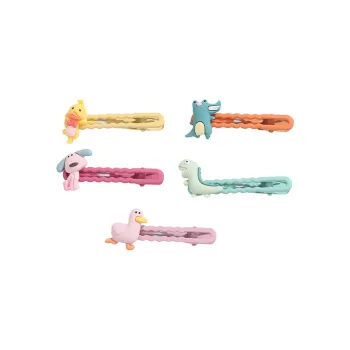 Yiru Alloy Resin Small Animal Hair Friendly Hair Clip Kids'