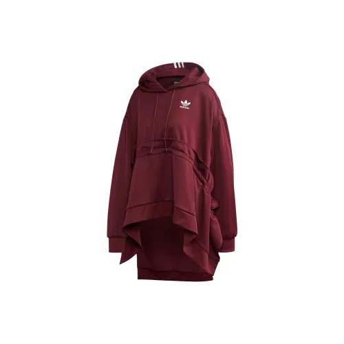 Adidas Originals HOODIES Sweatshirts Women's Dark Reddish Purple