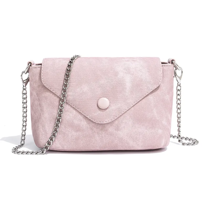 MESUCA Sanrio Hello Kitty Series Synthetic Leather Shoulder Bag Medium Size Women's Pink/Light Blue-9