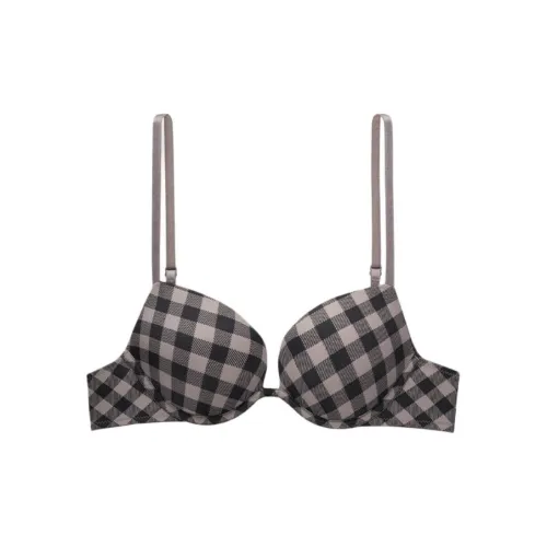Victoria's Secret PINK WEAR EVERYWHERE Bra Women's Coffee Plaid