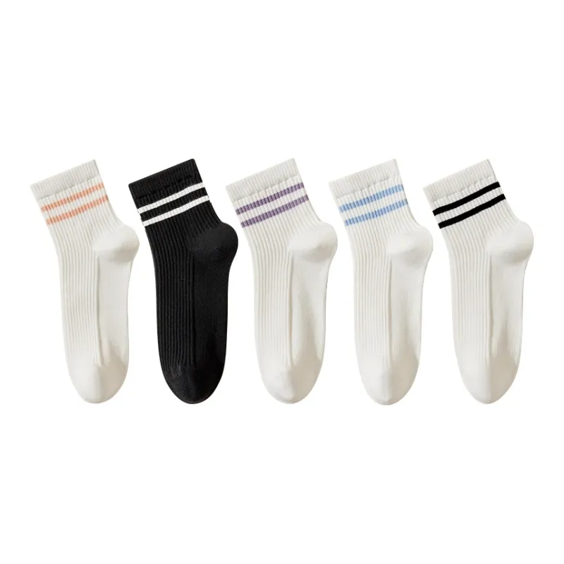 MIIOW Mid-Calf Socks Women's 5 Pack-6