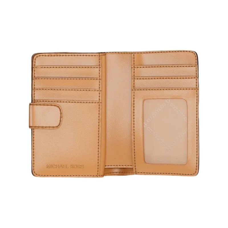 MICHAEL KORS Jet Set Medium Two Tone Logo Wallet-2