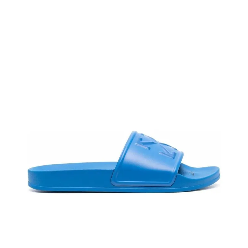 OFF WHITE Arrow Slider Blue-1