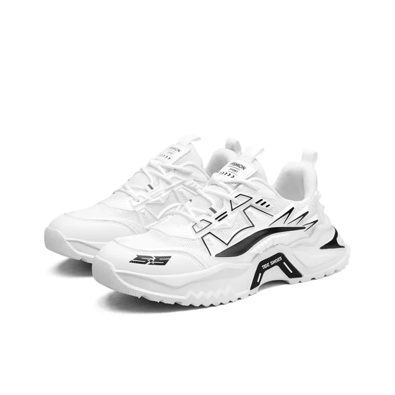 M.M Party Anti Slip Wear Resistant Low Top Chunky Sneakers Men's-5