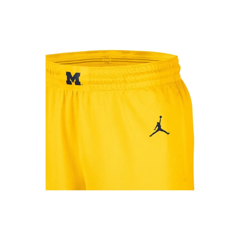 JORDAN College Michigan Men's Replica Basketball Shorts-2